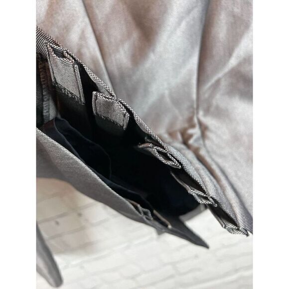 CALVIN KLEIN gray collared classic career peplum blazer jacket size 4 NWOT - Picture 9 of 10